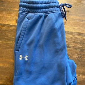 Blue under armour storm joggers
